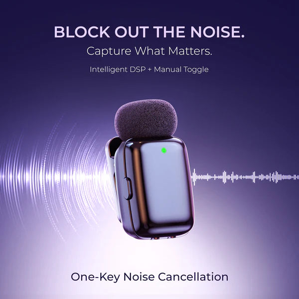 Digitek (DWM 103 Mini) 2-in-1 Wireless Microphone, 2.4G Wireless Mic, 40m Range, 6Hr Battery, Noise Reduction, for iOS & Android Smartphones/Tablets, Ideal for Live Interviews Meetings, Vlogging Live, Streaming Digitek (DWM 103 Mini) 2-in-1 Wireless Microphone, 2.4G Wireless Mic, 40m Range, 6Hr Battery, Noise Reduction, for iOS & Android Smartphones/Tablets, Ideal for Live Interviews Meetings, Vlogging Live, Streaming